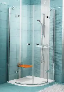 Alacsony ár Ravak Smartline SMSKK4 negyedköríves zuhanykabin (90x90 cm, króm, Transparent, #3S277A00Y1)Ravak