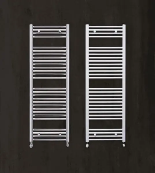 Csak ma Zehnder Aura egyenes fehér fürdőszobai csőradiátor (720 W, 450x1469 mm, #PBZ 1500x450) PBZ-150-045Zehnder