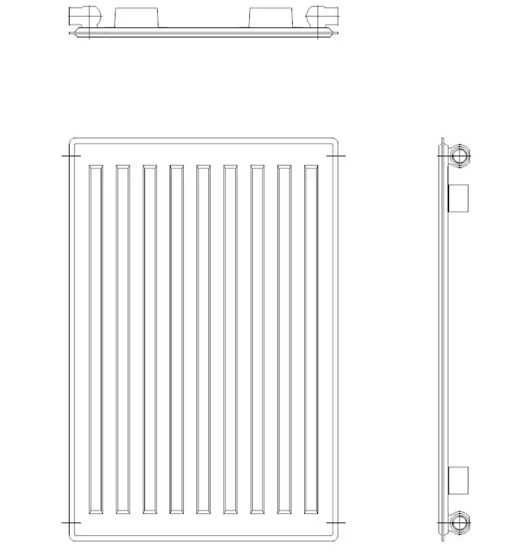 Vogel & Noot Vonova 10 (BT46) 900 mm magas kompakt radiátor (668, fehér, 900x600 mm)Vogel & Noot Utolsó esély