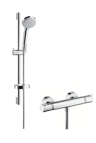 Hansgrohe Croma 100 Vario/Ecostat Comfort Combi zuhanyszett termosztátos zuhanycsapteleppel 27034000 (K)Hansgrohe Vedd meg most