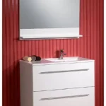 Ne maradj le Verita larissa 90 J fürdőszobabútor (fehér, #tükör 900X600)Verita