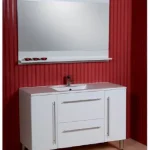 Verita larissa 120 fürdőszobabútor (fehér, #tükör 1200X600)Verita Biztonságos fizetés