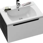 Ravak Classic 600 fürdőszoba bútor (Fehér/Strip Onyx, #X000000243)Ravak Akció