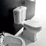 Outlet Sapho Kerasan Retro mélyöblítésű hátsó kifolyású monoblokkos wc 101301Sapho