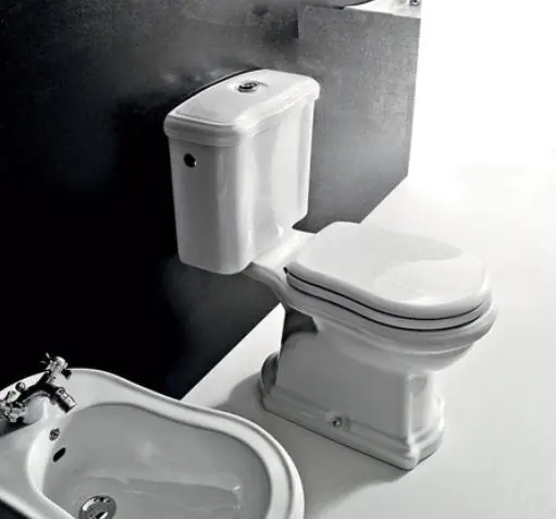 Outlet Sapho Kerasan Retro mélyöblítésű hátsó kifolyású monoblokkos wc 101301Sapho
