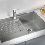 BLANCO ZIA 45S Silgranit mosogató dugókiemelővel (antracit, #514724)Blanco Gyors kiszállítás