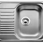 Azonnal elérhető BLANCO TIPO 45S Mini 18/10 rozsdamentes mosogató, szövetmintás 516525Blanco