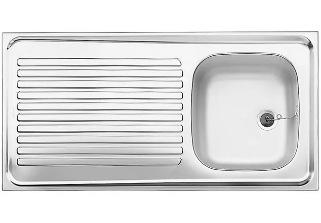 BLANCO R-ES 10X5 18/10 telitetős rozsdamentes mosogató 510502Blanco Árcsökkenés