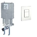 Grohe. Uniset 38642 001 falbaépíthető Wc öblítő tartály támasztólábbal Skate Cosmopolitan 38732 SH0 fehér nyomólappalGrohe Csak ma