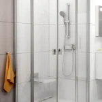 Ravak Chrome CRV2 80-as zuhanyajtó (csak zuhanykabinként használható) (78-80x195 cm, fényes alumínium, Átlátszó, #1QV40C00Z1)Ravak Azonnal elérhető