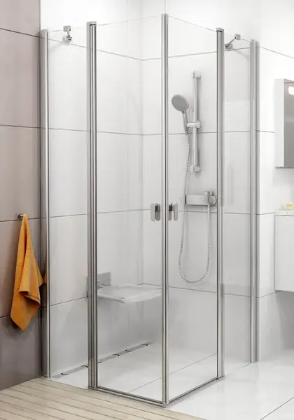 Ravak Chrome CRV2 80-as zuhanyajtó (csak zuhanykabinként használható) (78-80x195 cm, fehér, Átlátszó, #1QV40100Z1)Ravak Alacsony ár