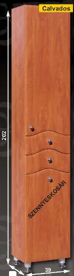 Exkluzív ajánlat Guido S-1013 fürdőszobaszekrény (light walnut)Guido