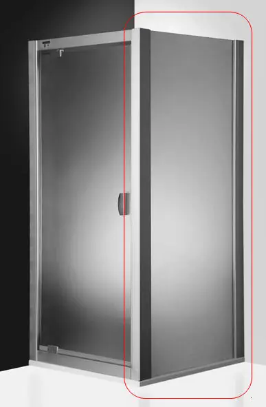 Prémium Roltechnik Exclusive Line ECDB/1000 zuhanyfal (brillant, Transparent, 95-101 cm, #530-1000000-00-02)Roltechnik