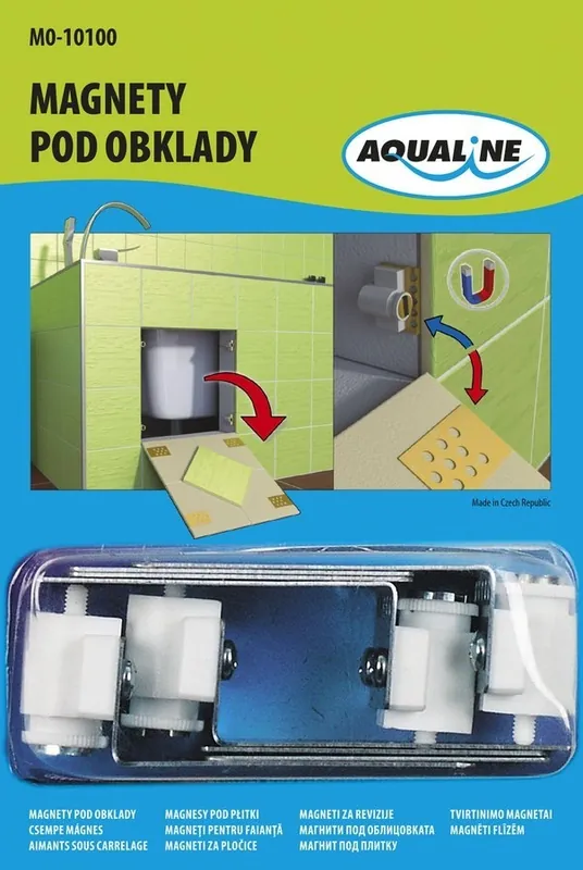 Akció Aqualine univerzális mágneses csempeajtó (MO-10100)Aqualine