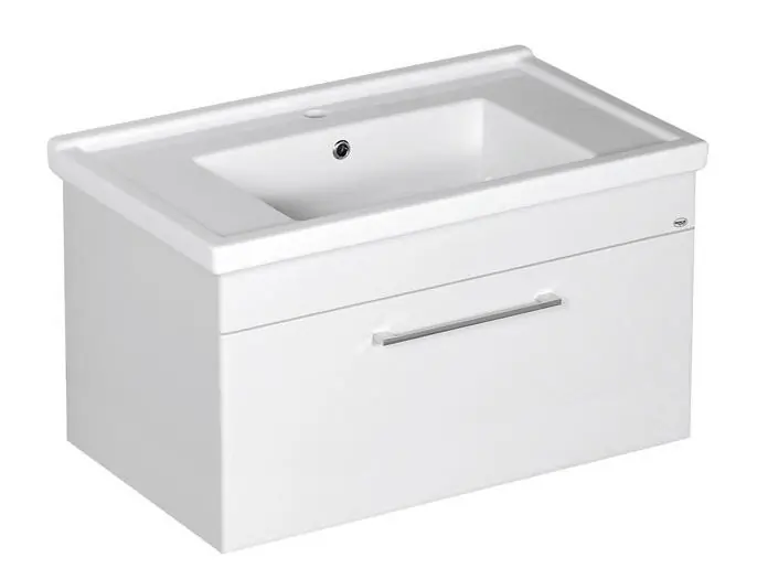 Exkluzív ajánlat Aqualine POLY 80 fürdőszobaszekrény mosdóval (57083+8080)Aqualine