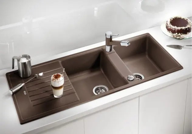 Nézd meg most BLANCO ZIA 8S Silgranit mosogató dugókiemelővel (palaszürke, #518945)Blanco