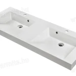Marmy Adriana 120x46/8 dupla beépíthető öntött márvány mosdóMarmy Outlet
