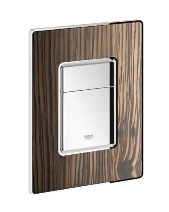 Korlátozott ajánlat Grohe Skate Cosmopolitan nyomólap fafelülettel (macassar/matt króm) 38849 HR0Grohe