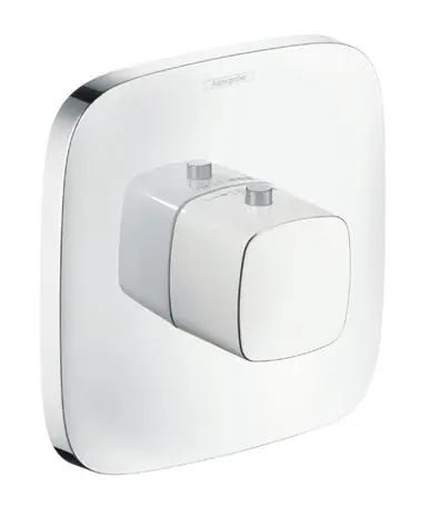 Hansgrohe PuraVida Highflow fehér/króm falsík alatti termosztát színkészlet 59 l/perc 15772 400 (15772400)Hansgrohe Kedvezmény