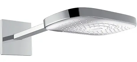 Prémium Hansgrohe Raindance Select E 300 3jet fehér/króm fejzuhany 390 mm-es zuhanykarral, DN15 26468 400 (26468400)Hansgrohe