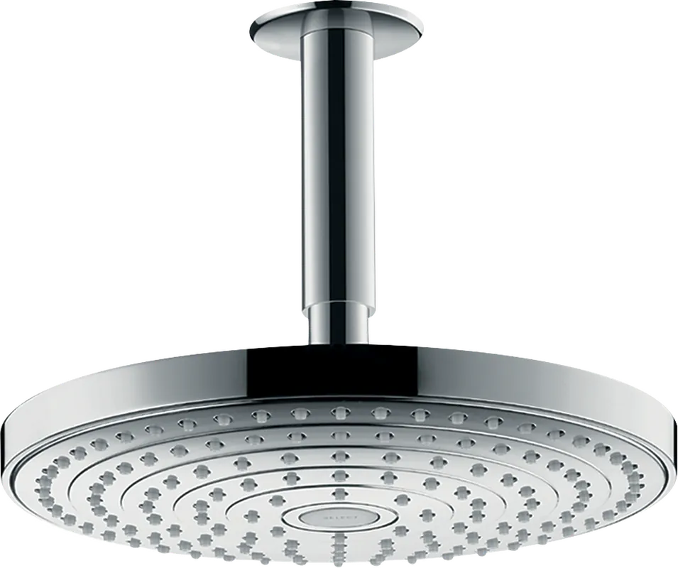 Újdonság Hansgrohe Raindance Select S 240 2jet króm fejzuhany 100 mennyezeti csatlakozóval EcoSmart 9 l/perc 26469 000 (26469000)Hansgrohe