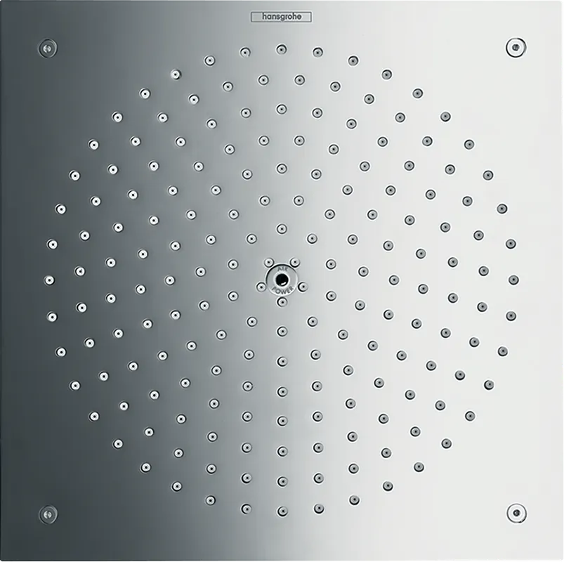 Kiárusítás Hansgrohe Raindance Air 260x260 mm 1jet fejzuhany EcoSmart 9 l/perc 26481 000 (26481000)Hansgrohe