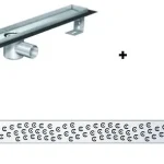 ACO. EXCLUSIVE alacsony (79 mm) zuhanyfolyóka + Vízcsepp rács 700mm hosszú (0153.76.44 + 0153.73.53)ACO Korlátozott ajánlat