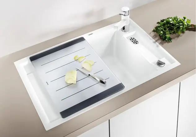 BLANCO AXIA II 45S-F Silgranit munkalap szintbe építhető mosogató tartozékokkal (kávé, #516791)Blanco Exkluzív ajánlat