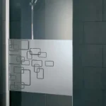 HSK Walk In FreeStyle 90-es zuhanyfal Softcube mintás üveggelHSK Szuper akció