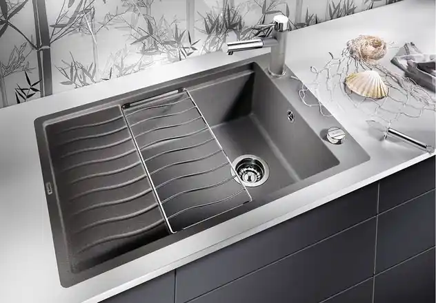 Szuper ajánlat BLANCO Elon XL 6-F Silgranit munkalap szintbe építhető mosogató (alumetál, #519512)Blanco
