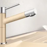 Gyors kiszállítás BLANCO ALTA Compact Silgránit mosogató csaptelep (sand, #515320)Blanco