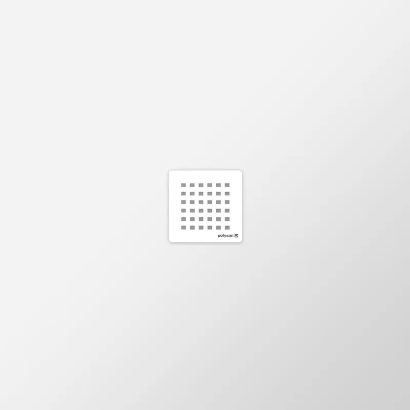 Outlet Sapho POLYSAN FLEXIA 100x100 cm öntöttmárvány zuhanytálca, fehér 71552Polysan
