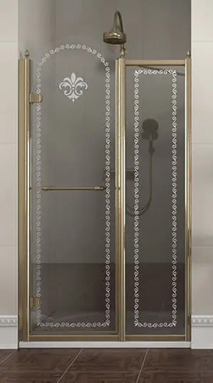 Sapho ANTIQUE 120 cm-es zuhanyajtó fix résszel (GQ4612)Sapho Prémium
