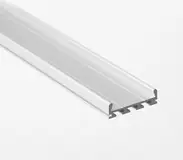 Sapho Eloxált aluminium fali profil LED szalaghoz 26x7 mm (fali, 1 méter, #KL4574-1)Sapho Outlet