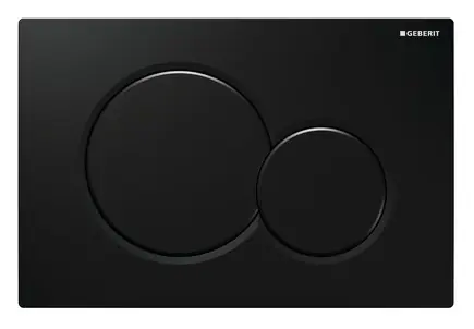 Legnépszerűbb Geberit Sigma 01 Nyomólap fényes fekete RAL9005, 115.770.DW.5 (115770DW5)Geberit