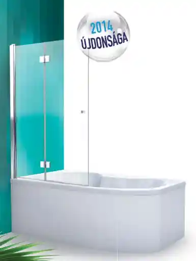 Biztonságos vásárlás Roltechnik TZVL2 (TZVP2) 1000 kádparaván (100x140 cm, brillant, transparent, #742-100000L-00-02)Roltechnik