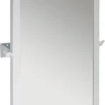 Akció Sapho DISABLE Billenthető tükör 40x60 cm, fehér kerettel (301401034) XH006Sapho