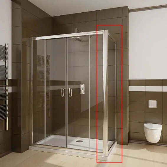 Végkiárusítás Radaway Premium Plus S 75 zuhanyfal (króm, Átlátszó, 33402-01-01N)Radaway