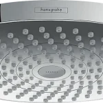 Azonnal elérhető Hansgrohe Croma Select E 180 2jet króm/fehér fejzuhany EcoSmart 9 l/perc 26528 400 (26528400)Hansgrohe