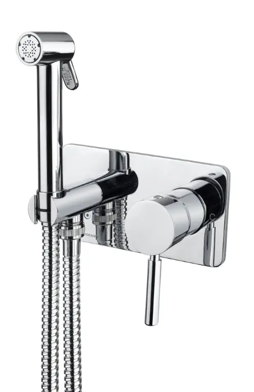 Akció Bugnatese Kobuk 2266CTCR Fali bidet csaptelep zuhanyszettel CTCR / MATT KRÓMBugnatese
