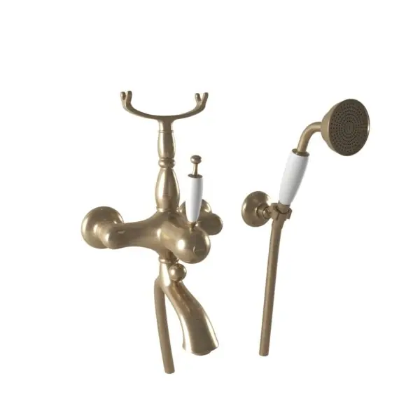 Bugnatese Oxford Termostatico Termosztátos kádcsaptelep zuhanyszettel bronz szín 6303BRBugnatese Biztonságos fizetés