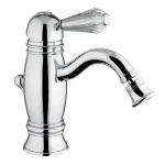 Azonnali szállítás Bugnatese Oxford 6325KNIL Alacsony bidet csaptelep swarovski fogantyúval NIL / POLIROZOTT NIKKELBugnatese
