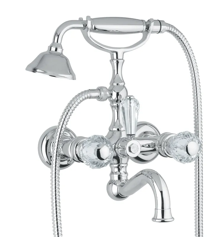 Bugnatese Arcadia kádcsaptelep zuhanyszettel swarovski fogantyúval, króm 8300KCRBugnatese Végkiárusítás