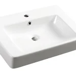 Aqualine MODIS 65x45 cm mosdó, pultra ültethető vagy falra szerelhető (FS9C1)Aqualine Alacsony ár