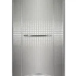 Expressz szállítás Sanimix 80x80x210 cm Negyedköríves zuhanykabin nyíló ajtóval zuhanytálcával 22.1533-80Sanimix