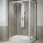 Kedvezményes ár Sanimix 120x80 cm Szögletes zuhanykabin tálcával 22.8706Sanimix