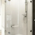Biztonságos vásárlás Ravak Brilliant BSKK3 80x80 cm-es háromrészes, negyedköríves zuhanykabin (B SET -zsanér nélkül) (78,3-79,5x78,3-79,5 cm, Átlátszó, balos zsanérhoz, #3UL44A00Y1)Ravak