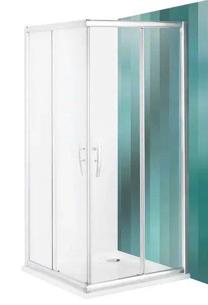 Ajánlat Roltechnik Proxima Line PXS2P 80 cm-es négyszögletes zuhanykabin (egyik fele-jobboldali rész) kétrészes tolóajtóval (78,5-81x185 cm, brillant, transparent, 538-8000000-00-15)Roltechnik