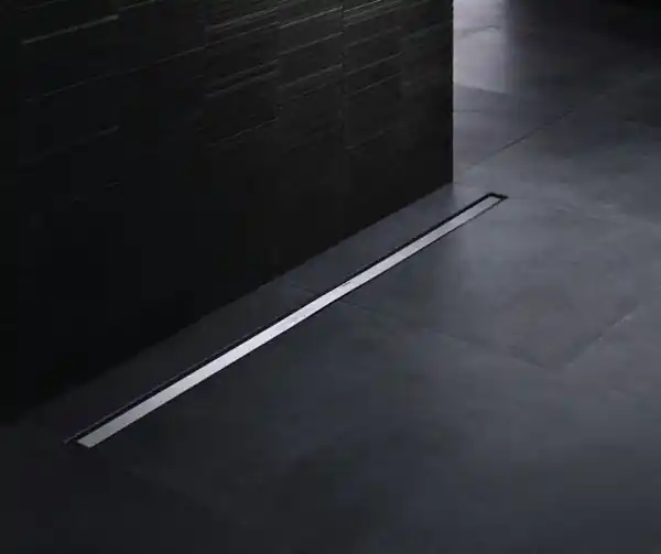 Geberit Cleanline20 zuhanyfolyóka 30-90 cm hosszú, besüllyesztett, fekete/szálcsiszolt rozsdamentes acél 154.450.00.1 (154450001)Geberit Különleges ajánlat
