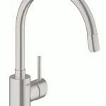 Grohe Concetto egykaros mosogató csaptelep kihúzható gyöngyöztetővel supersteel 32663 DC3 (32663DC3)Grohe Outlet